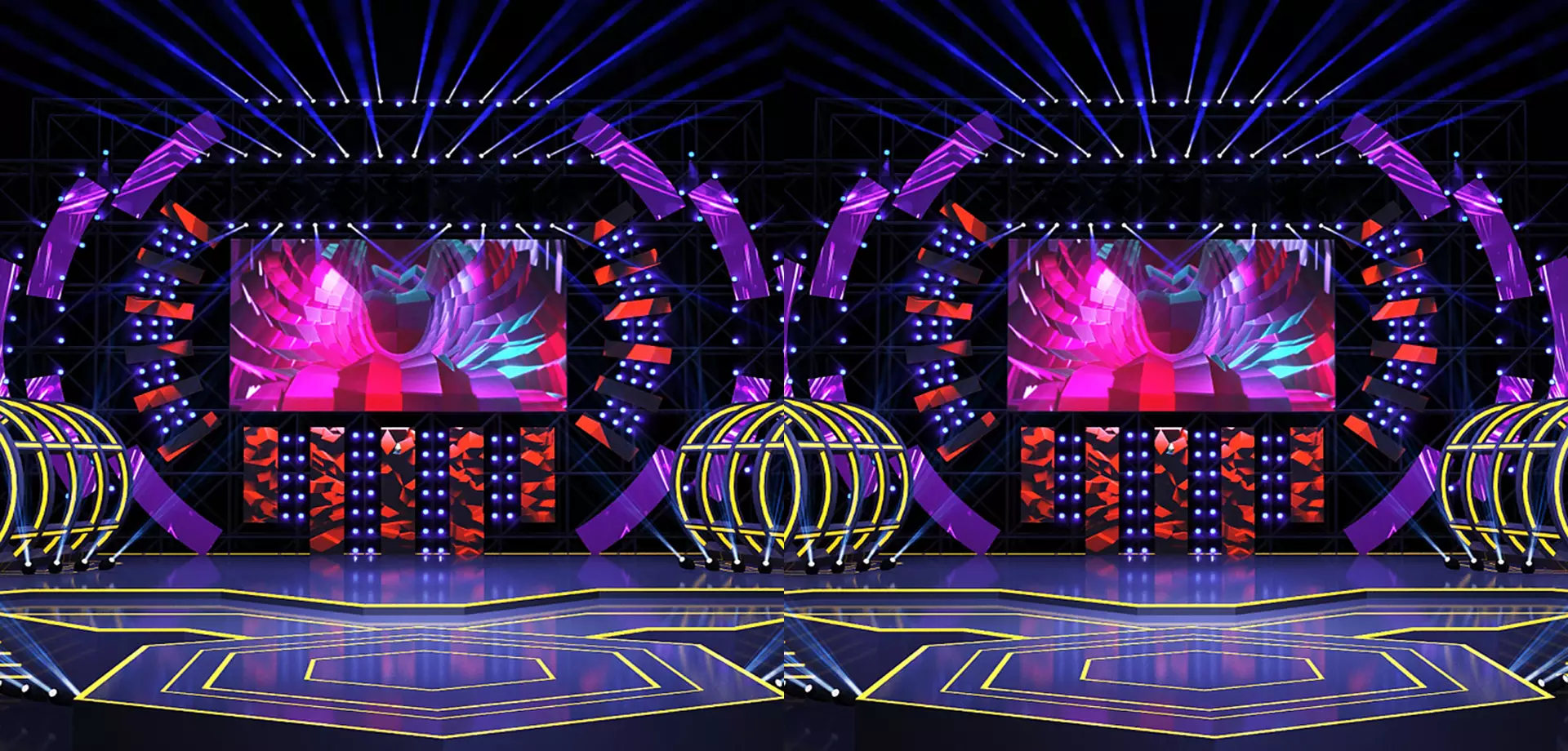 <p>Espectáculo de música profesional Eventos Pantalla LED</p>